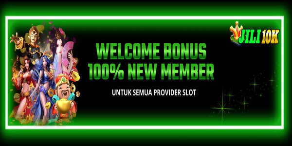 WELCOME BONUS NEW MEMBER 100%